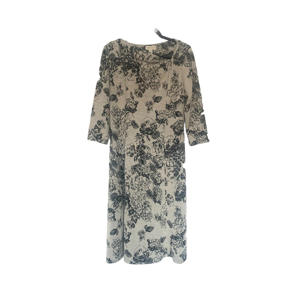 Appleseeds Rose Print Jersey Dress Large
